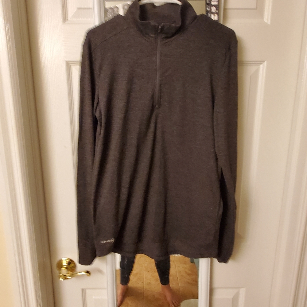 Russell dri-power 360 3/4 zip long sleeve T-shirt